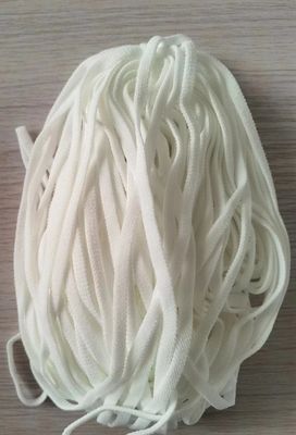 โรงงานขายส่ง 4 มม. 5 มม. สีแบนยืดหยุ่นทิ้งโพลีเอสเตอร์ครอบหู