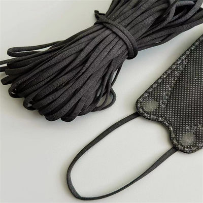 ที่คล้องหูแบบแบนยืดได้ Black Po Korea KF94 Face Mask 2.5-7mm