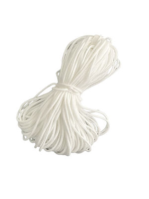 2.5mm 3mm 1/8&quot; Round Elastic Band สำหรับ Earloop Medical 3ply Face Mask