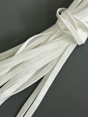 6mm 6.5mm 7mm 3 Ply Face Mask Flat Ear Loop White Cord Ear Tie Rope