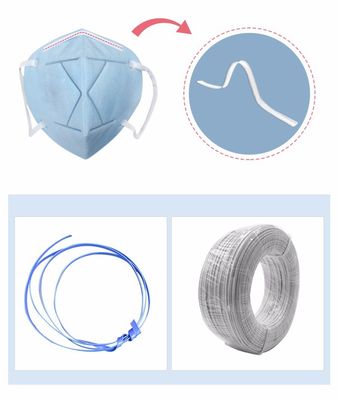 Medical 3d Face Mask Nose Wire Double Wire ดั้งจมูก 5.0มม